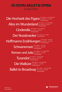 Royal Ballet & Opera Saison 24/25 im Kino-Center