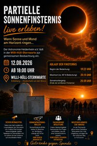 Sonnenfinsternis an der Willi-Hüll-Sternwarte