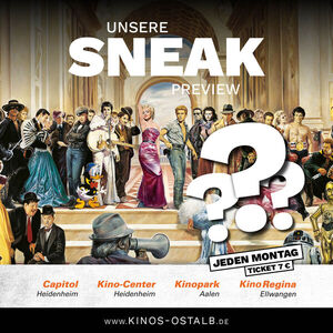 Sneak Preview jeden Montag im Kino-Center Heidenheim