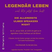 Legendär Leben weil du jetzt dran bist!