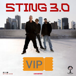 Sting - VIP Ticket - 3.0 TOUR