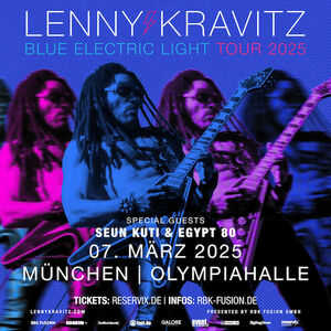 VIP Packages - LENNY KRAVITZ - Blue Electric Light Tour 2025