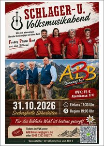 Schlager- u. Volksmusikabend