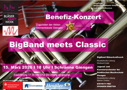 Benefizkonzert Bigband meets Classic