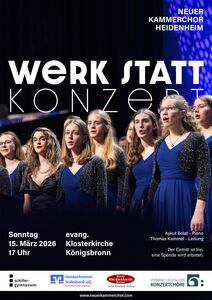 Werkstatt-Konzert des Neuen Kammerchors Heidenheim