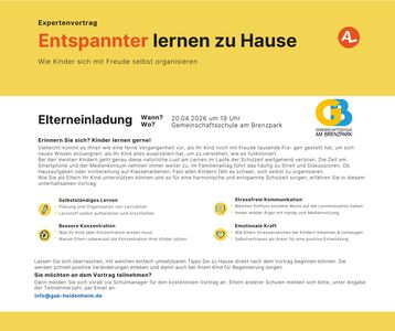 Entspannter lernen zu Hause