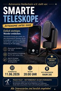 Smarte Teleskope – Astronomie unter 1000 €