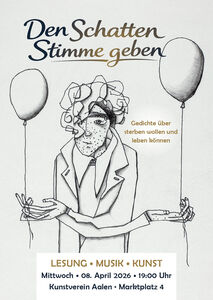 Den Schatten Stimme geben – eine Lesung zwischen Musik und Kunst