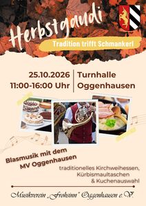 Herbstgaudi - Tradition trifft Schmankerl - Kirchweihessen in Oggenhausen