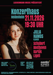 Julia Hamos: Recitals