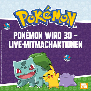 MITMACHAKTION: Pokémon feiert 30 jähriges Jubiläum