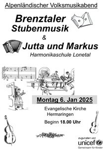 Konzert der Brenztaler Stubenmusik